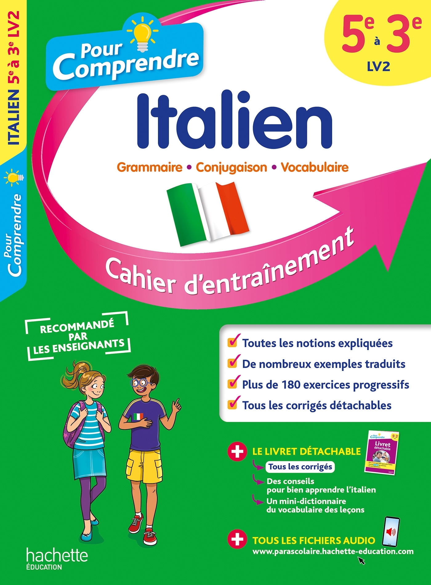 Pour comprendre Italien 5e-4e-3e LV2 - Kerleroux Gabrielle - HACHETTE EDUC