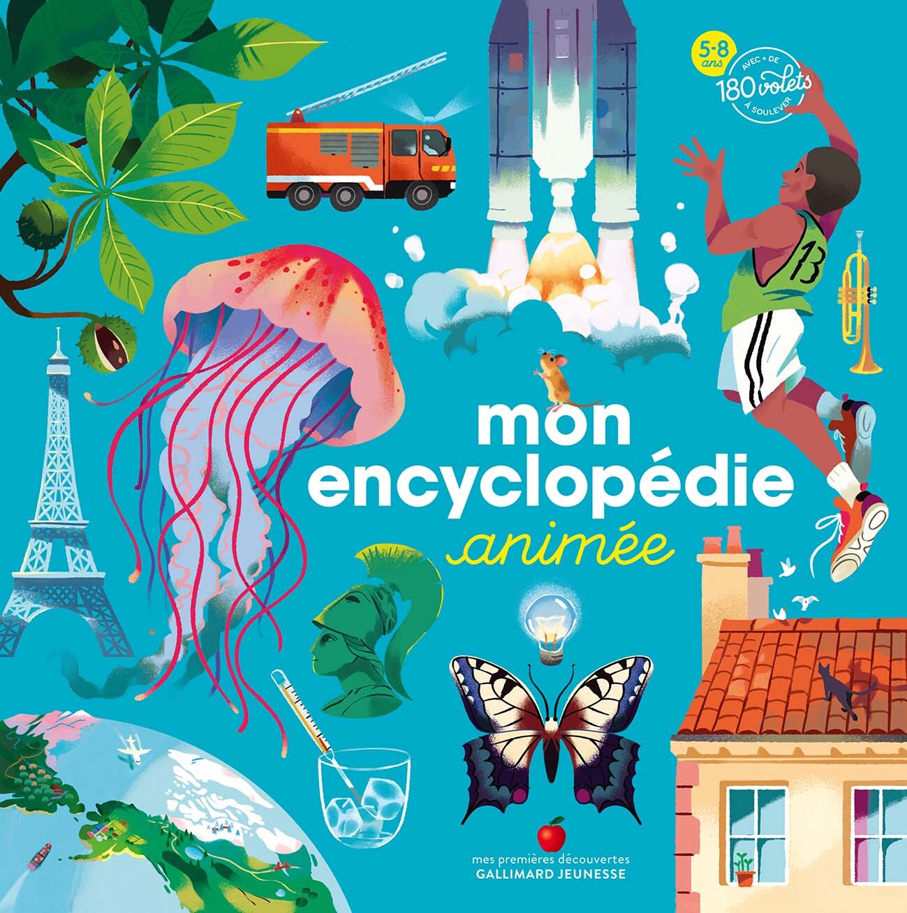 Mon encyclopédie animée - Kecir-Lepetit Emmanuelle, Delauney Lucie, Berger Gabrielle, Pelon Sébastien, Molas Charlotte, Riemann Maud - GALLIMARD JEUNE