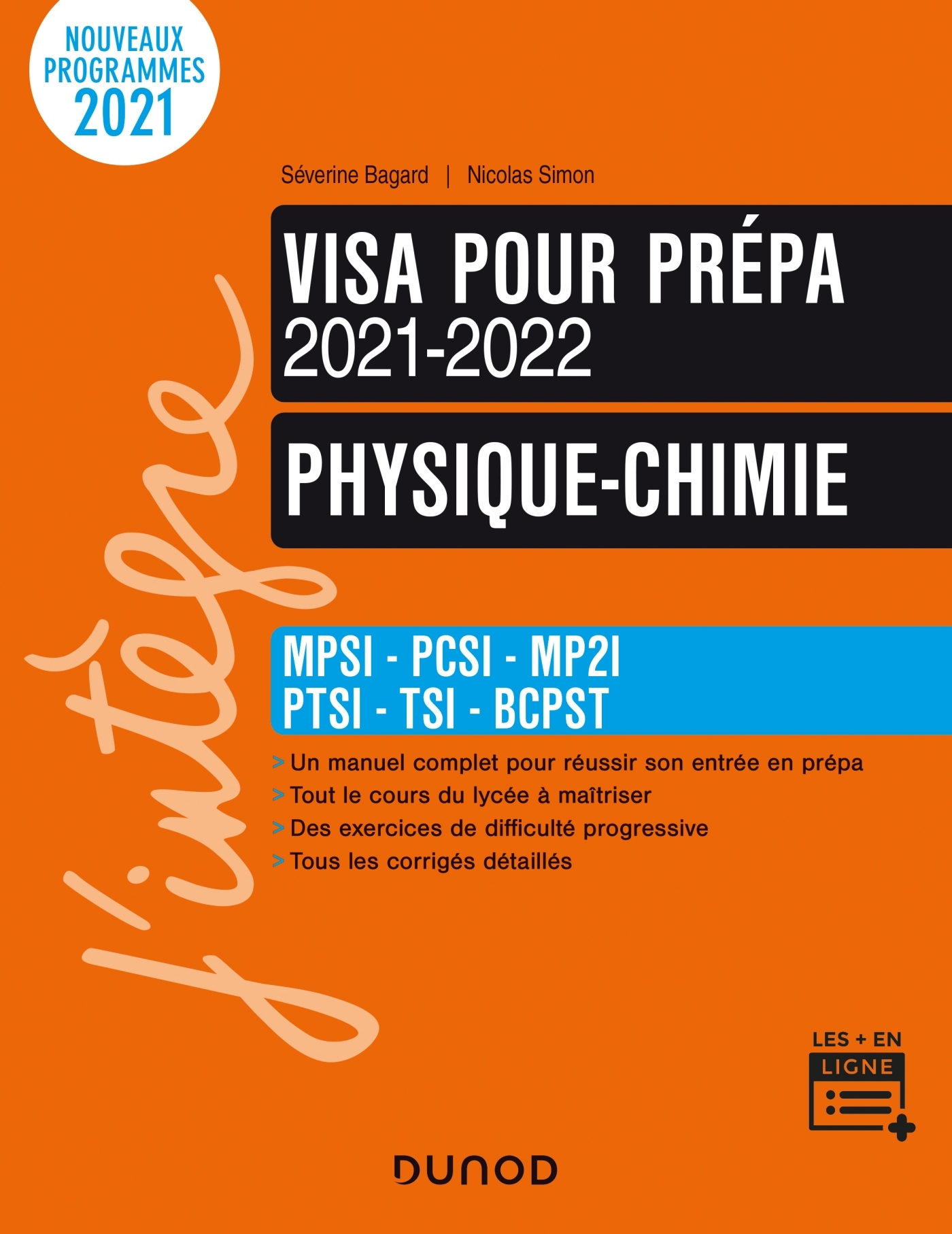 Physique-Chimie - Visa pour la prépa 2021-2022 - Bagard Séverine, Simon Nicolas - DUNOD