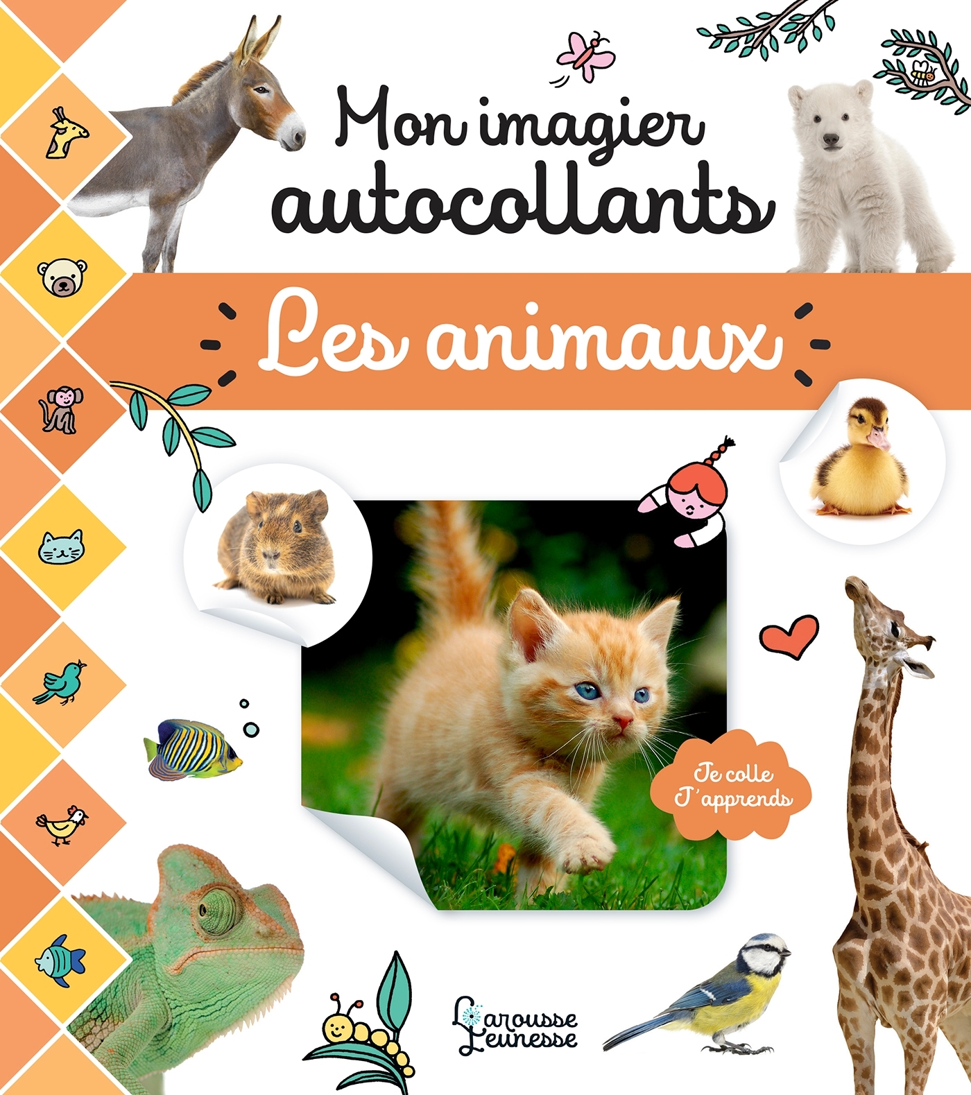 Mon imagier autocollants - Les animaux -   - LAROUSSE