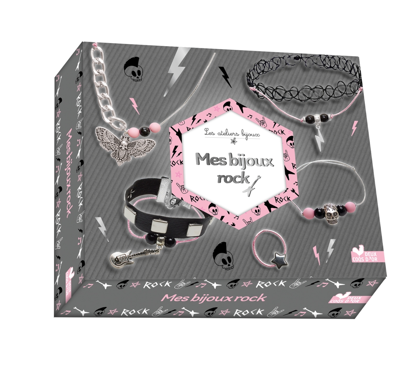 Mes bijoux Rock - coffret avec accessoires - Lazerges Laetitia - DEUX COQS D OR