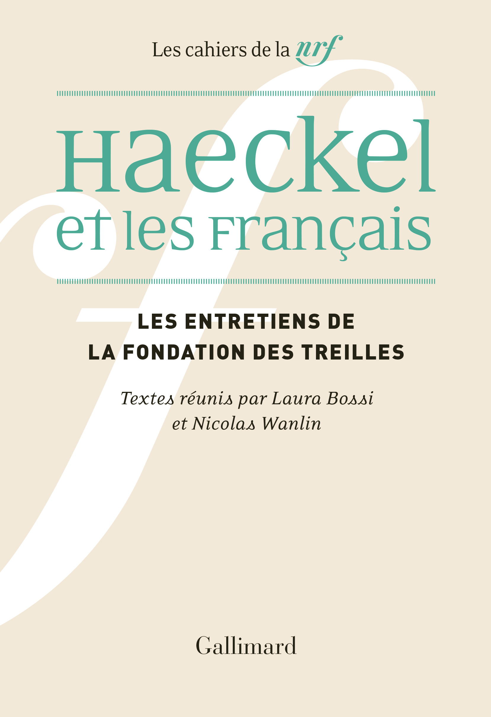 Haeckel et les Français - COLLECTIFS GALLIMARD , Collectifs , Wanlin Nicolas, Bossi Laura - GALLIMARD