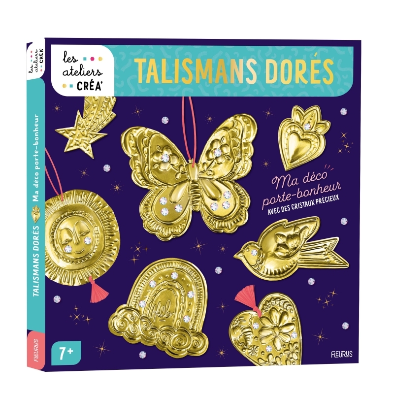 Métal repoussé. Talismans avec des strass précieux ! - Elodie Joly pour LHONORABLE Elodie Joly pour LHONORABLE, Elodie Joly pour LHONORABLE  - FLEURUS