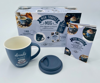 Mon coffret Bleu travel Mug - Collectif Collectif - I2C