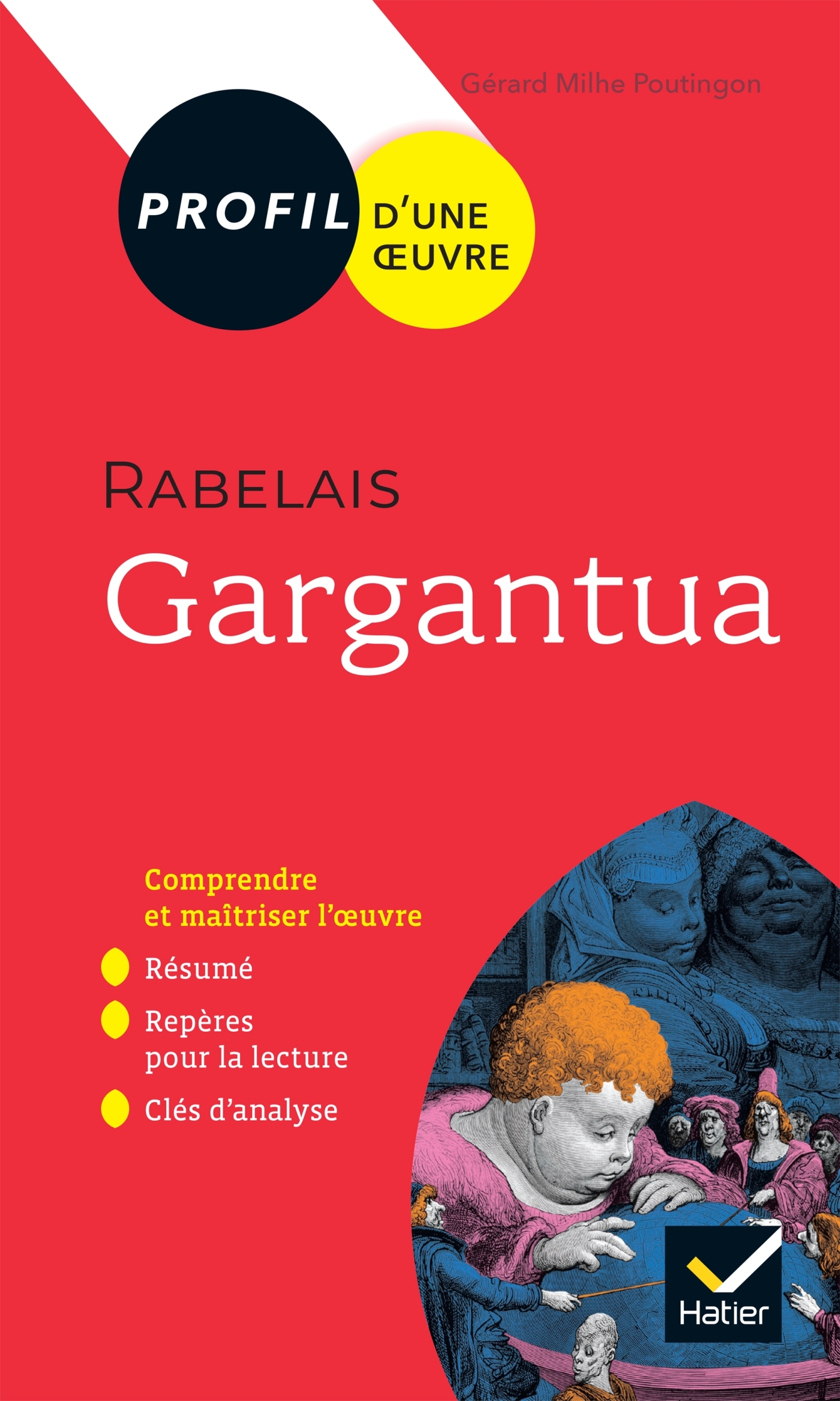 Profil - Rabelais, Gargantua (oeuvre au programme Bac 2025) - Milhe-Poutingon Gérard, Milhe Poutignon Gérard - HATIER