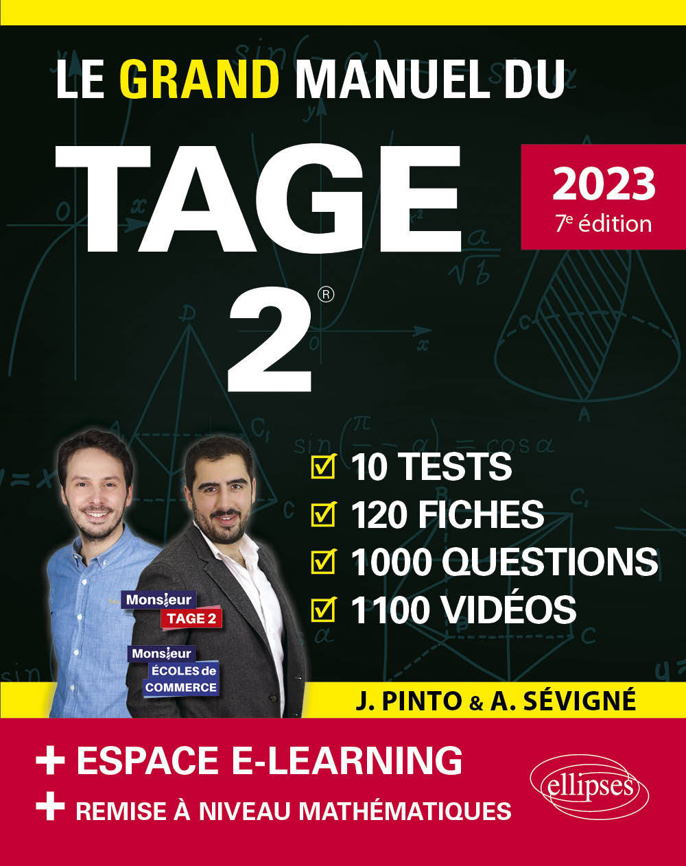 Le Grand Manuel du TAGE 2 – édition 2023 - Pinto Joachim, Sevigne Arnaud - ELLIPSES