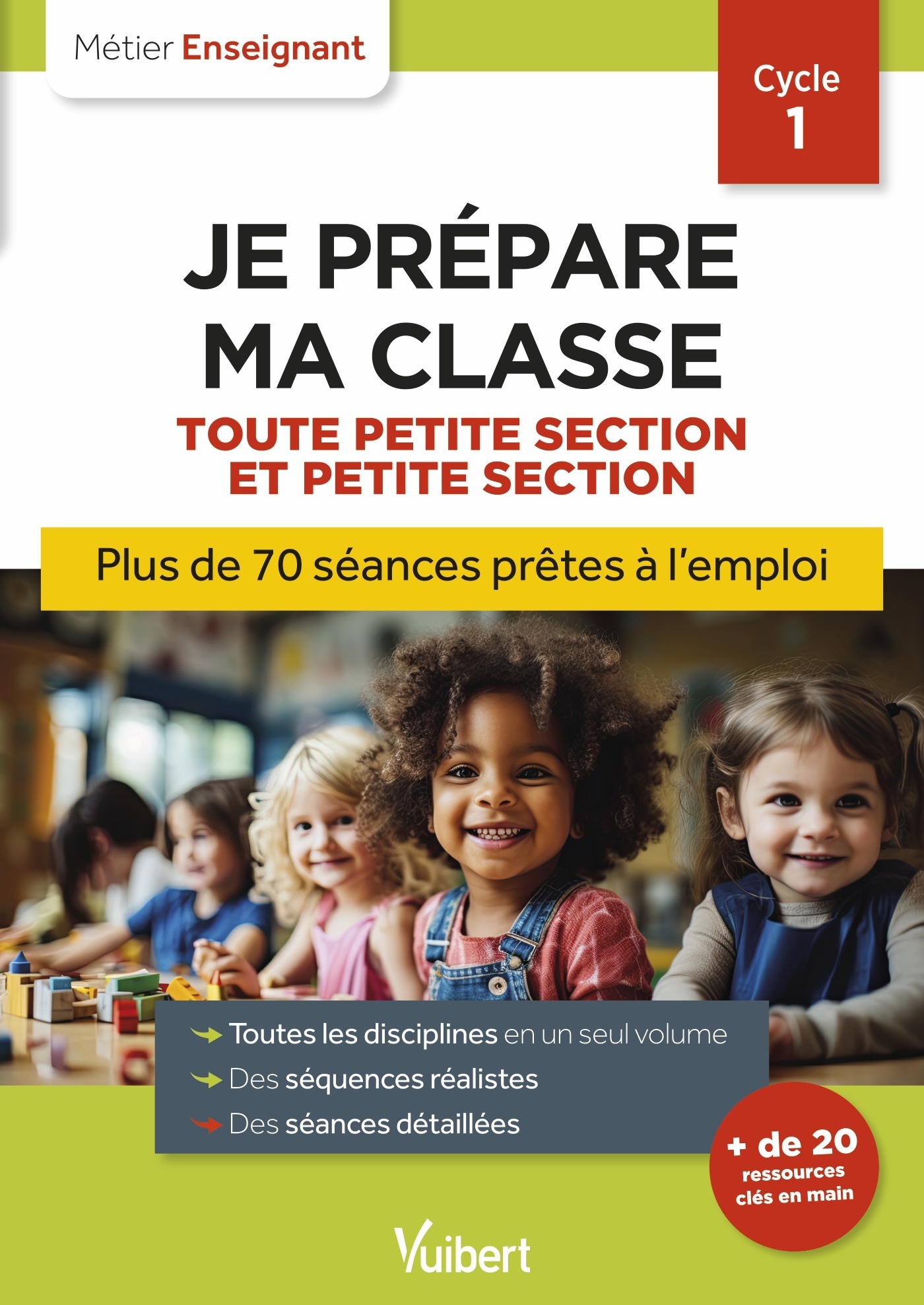 Professeur des écoles - Je prépare ma classe de Toute Petite Section et Petite Section - Cycle 1 - Loison Marc, Bouquillon-Sadaune Valérie, Adad Danièle, CARON Marianne, DEJAIGHER Nadine, DUQUENOY Virginie, LAMBADARIS Virginie, PAWLAK Martine, Santhune Ev