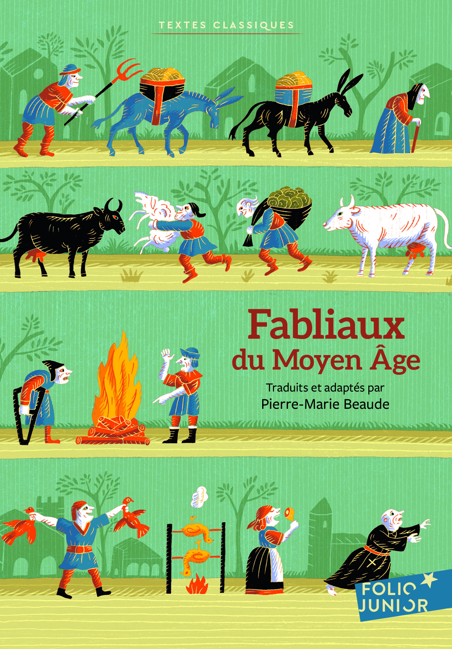 Fabliaux du Moyen Âge - Pierre-Marie Beaude, Rémi Saillard - GALLIMARD JEUNE