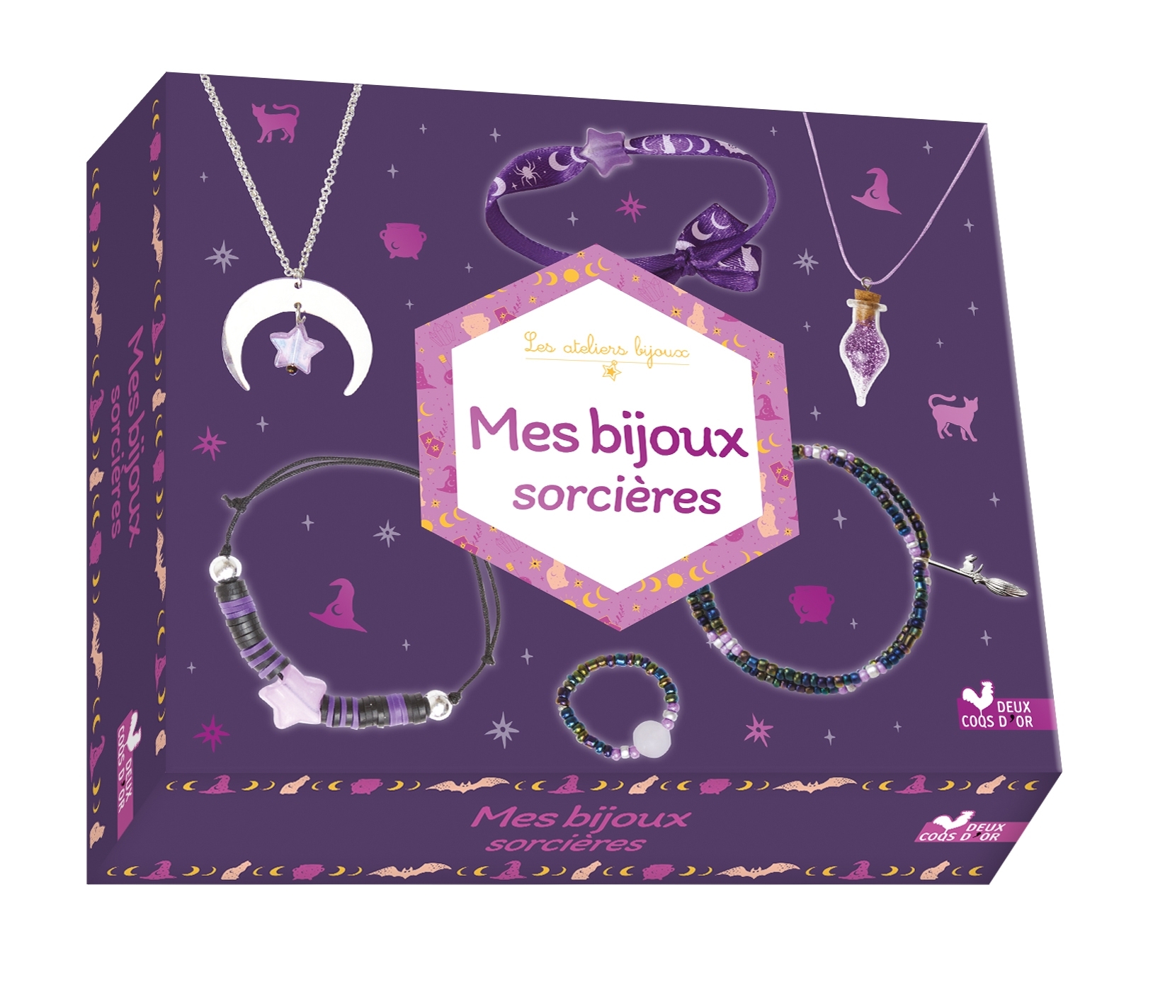 Mes bijoux sorcières - coffret avec accessoires - Laetitia Lazerges - DEUX COQS D OR