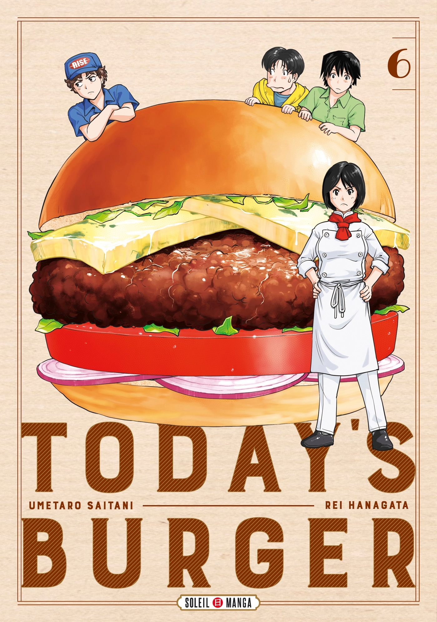 Today's Burger T06 - Rei Hanagata, Umetaro Saitani - SOLEIL