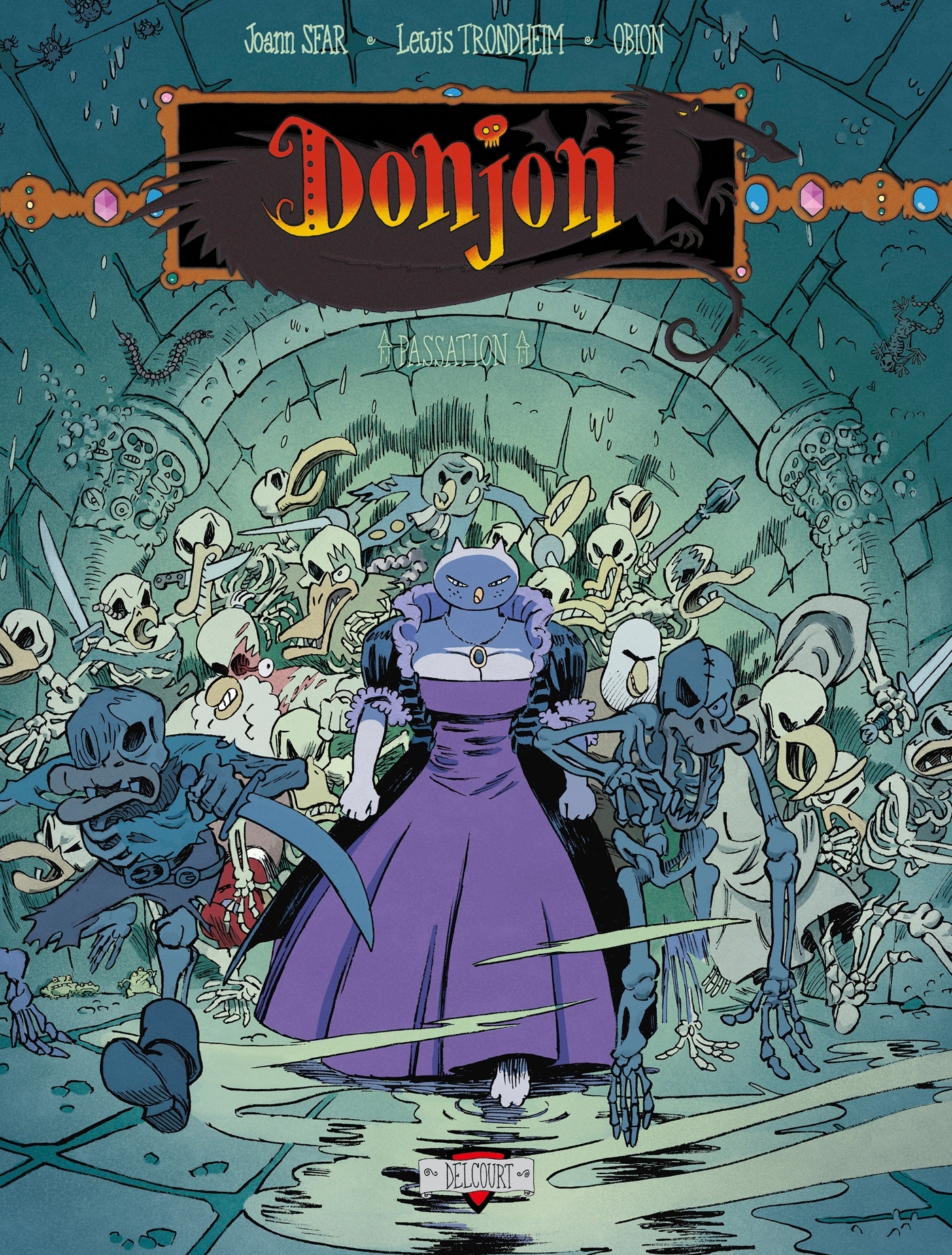 Donjon Crépuscule 113 - Obion Obion, Joann Sfar, Lewis TRONDHEIM,  OBION - DELCOURT