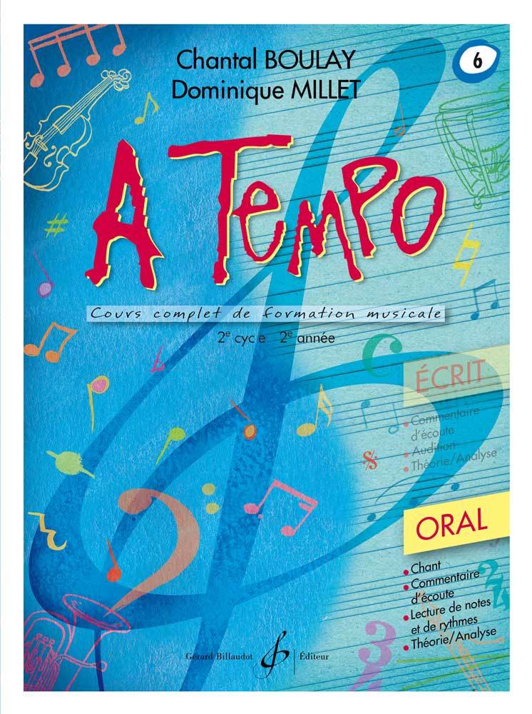 A TEMPO - PARTIE ORALE - VOLUME 6 -  BOULAY CHANTAL - BILLAUDOT