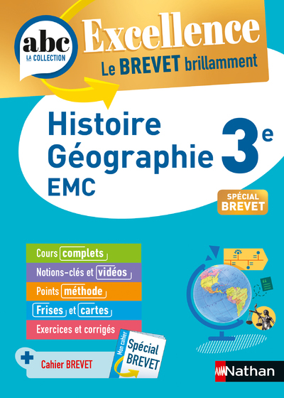 ABC Excellence Histoire - Géographie - Enseignement Moral et Civique - 3e - Sandrine Gstalter, Pascal Jezequel, Anne-Sophie Malgrand - NATHAN