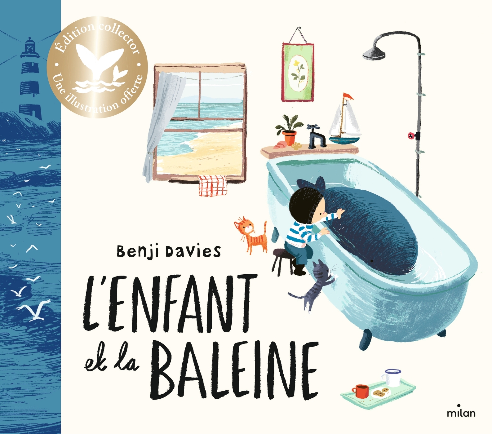 L'enfant et la baleine - édition collector - Benji Davies - MILAN