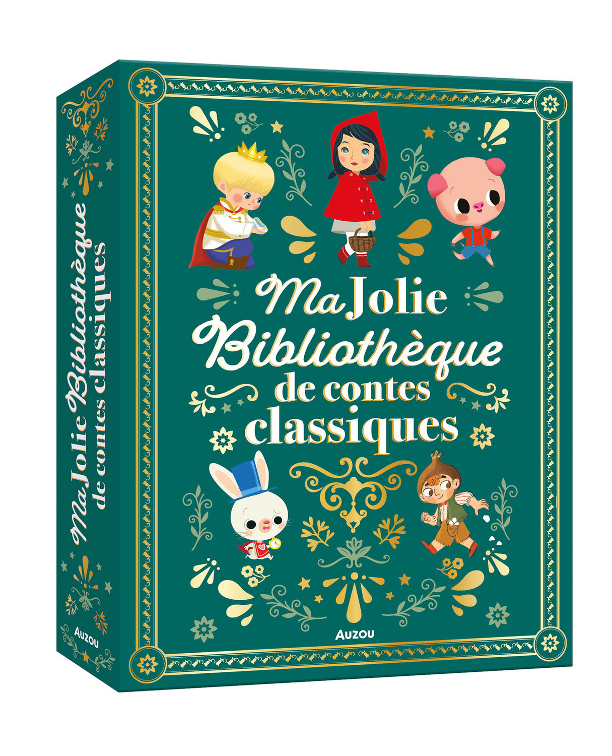 LES P'TITS CLASSIQUES - MA JOLIE BIBLIOTHÈQUE DE CONTES CLASSIQUES - Gaia Bordicchia, Carine Hinder Carine Hinder, Simon FUMAGALLI,  Carine Hinder - AUZOU