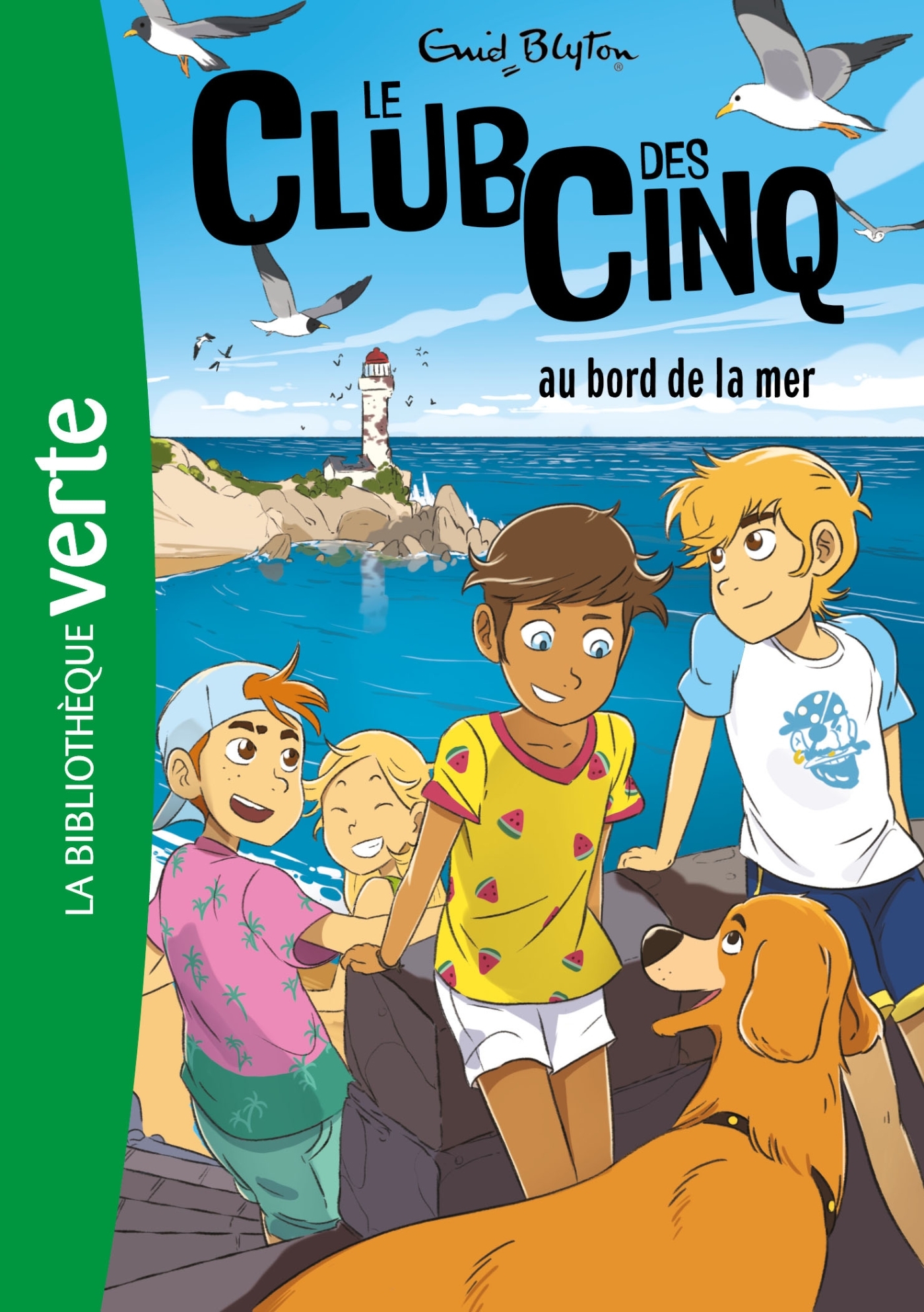 Le Club des Cinq 11 NED - Le Club des Cinq au bord de la mer - Enid Blyton - HACHETTE JEUN.