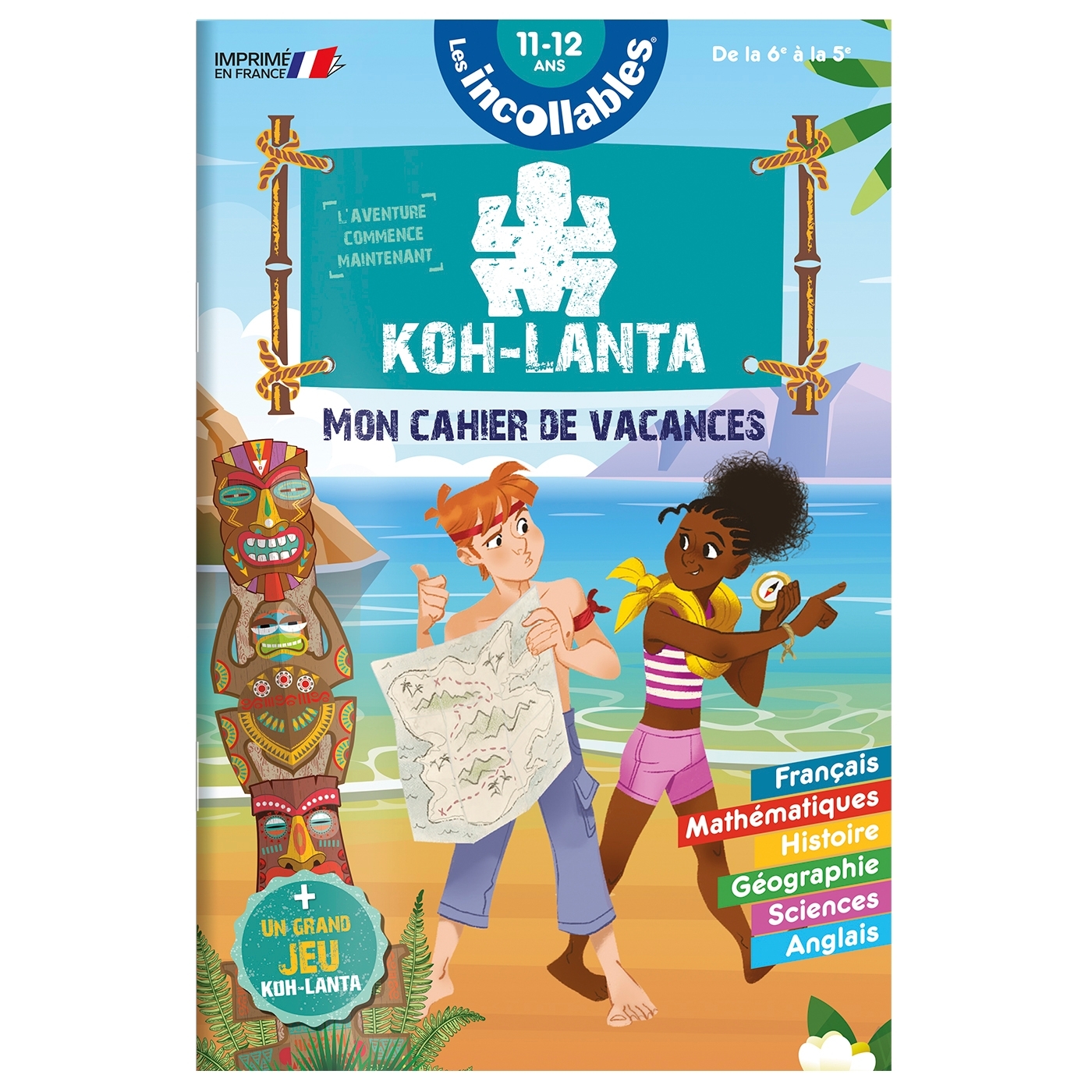 Cahier de vacances 2024 Koh Lanta - Les incollables - 6e à 5e - 11/12 ans - Play Bac Éditions Play Bac Éditions, El Gunto El Gunto, Valérie Cluzel,  El Gunto - PLAY BAC