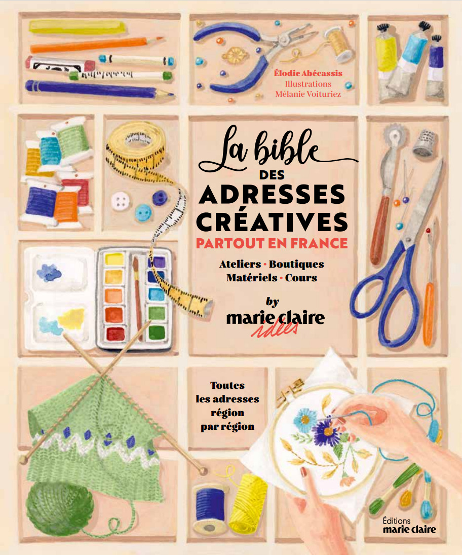 La Bible des adresses créatives  - Mélanie VOITURIEZ, Elodie Abécassis - MARIE-CLAIRE