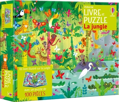 La jungle - Coffrets livre et puzzle - dès 5 ans - Kirsteen Robson, Gareth Lucas - USBORNE