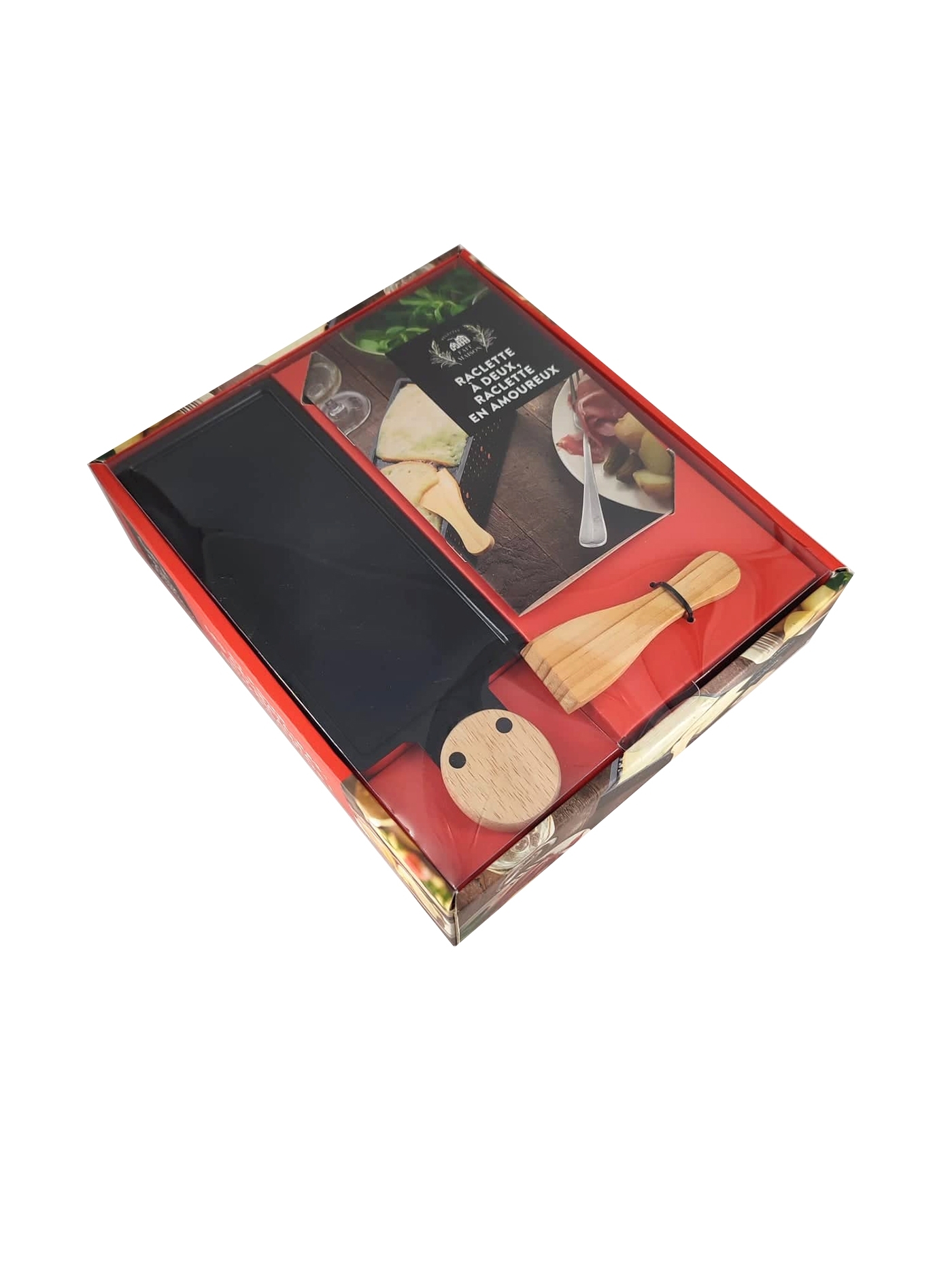 Coffret Raclette à deux, raclette en amoureux -   - HACHETTE PRAT