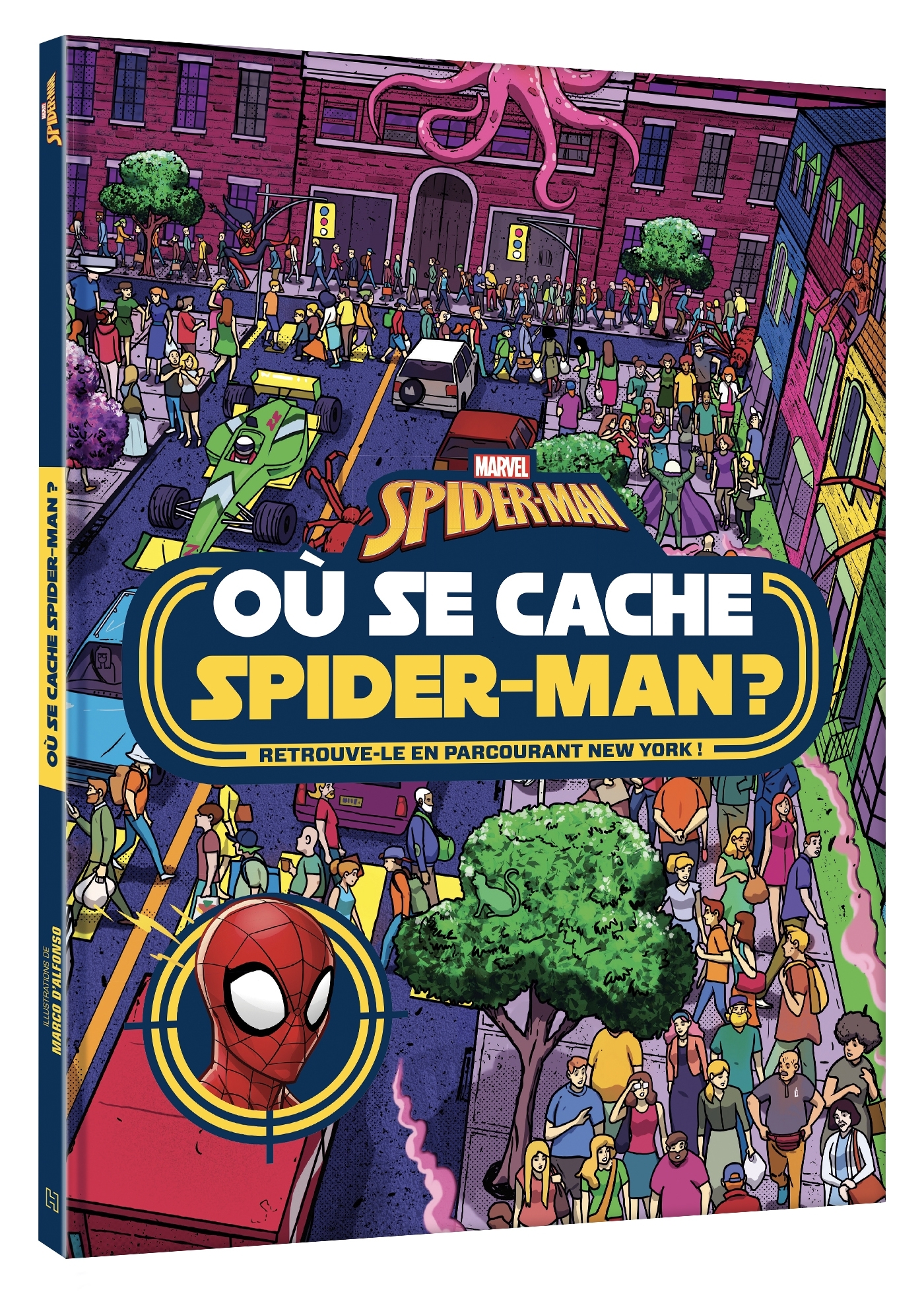 SPIDER-MAN - Où se cache Spider-Man ? - Cherche et trouve - Marvel -  Collectif - DISNEY HACHETTE