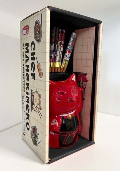 Coffret Chef maneki neko et ses baguettes - Collectif Collectif,  Collectif - FIRST