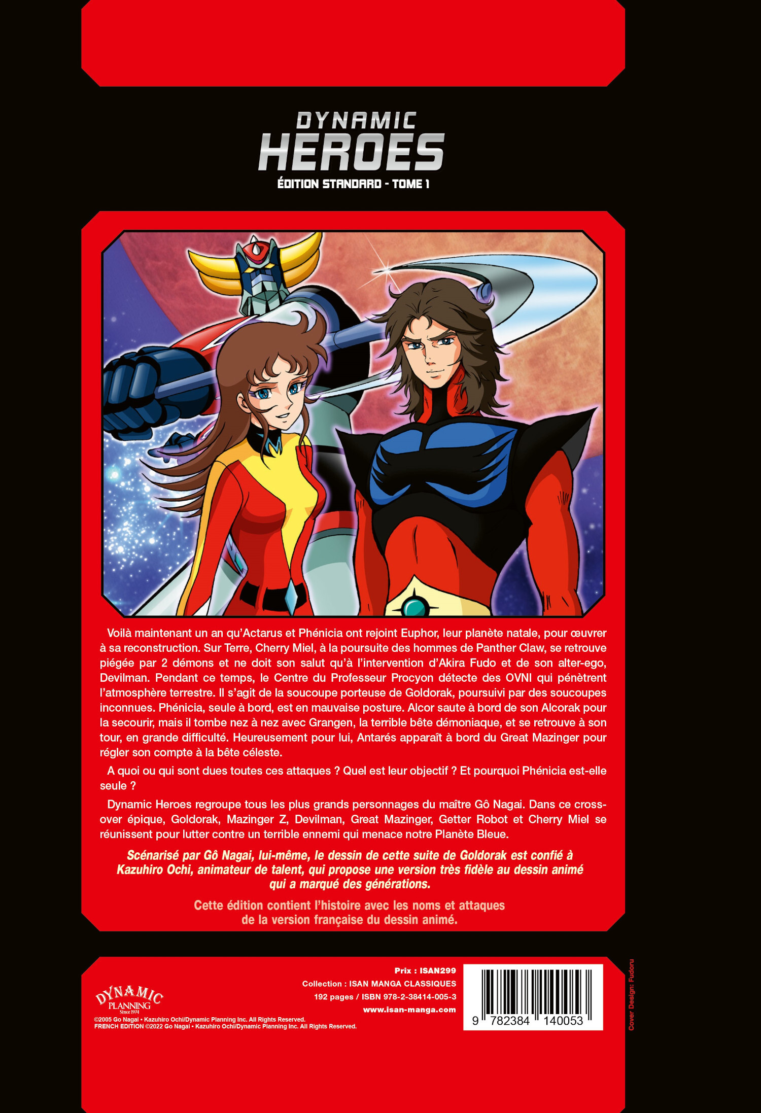 Dynamic Heroes T04 - Couleurs - Go Nagai - ISAN MANGA