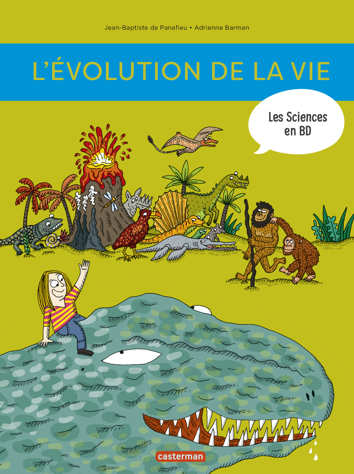 Les sciences en BD - L'évolution de la vie - Jean-Baptiste de Panafieu, Adrienne Barman - CASTERMAN