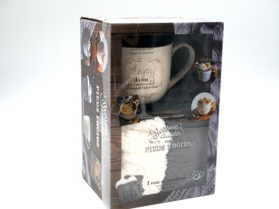 Coffret gris - Boissons chaudes pour pieds froids - Emilie Murmure - I2C