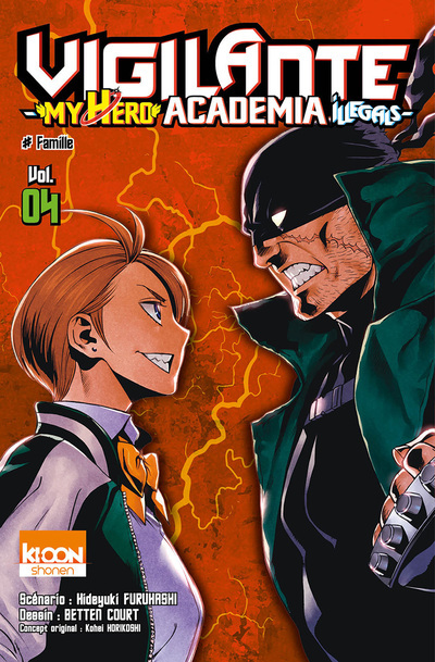 Vigilante - My Hero Academia Illegals T04 - Kohei Horikoshi, Betten Court, Furuhashi Hideyuki, David Le Quéré - KI-OON