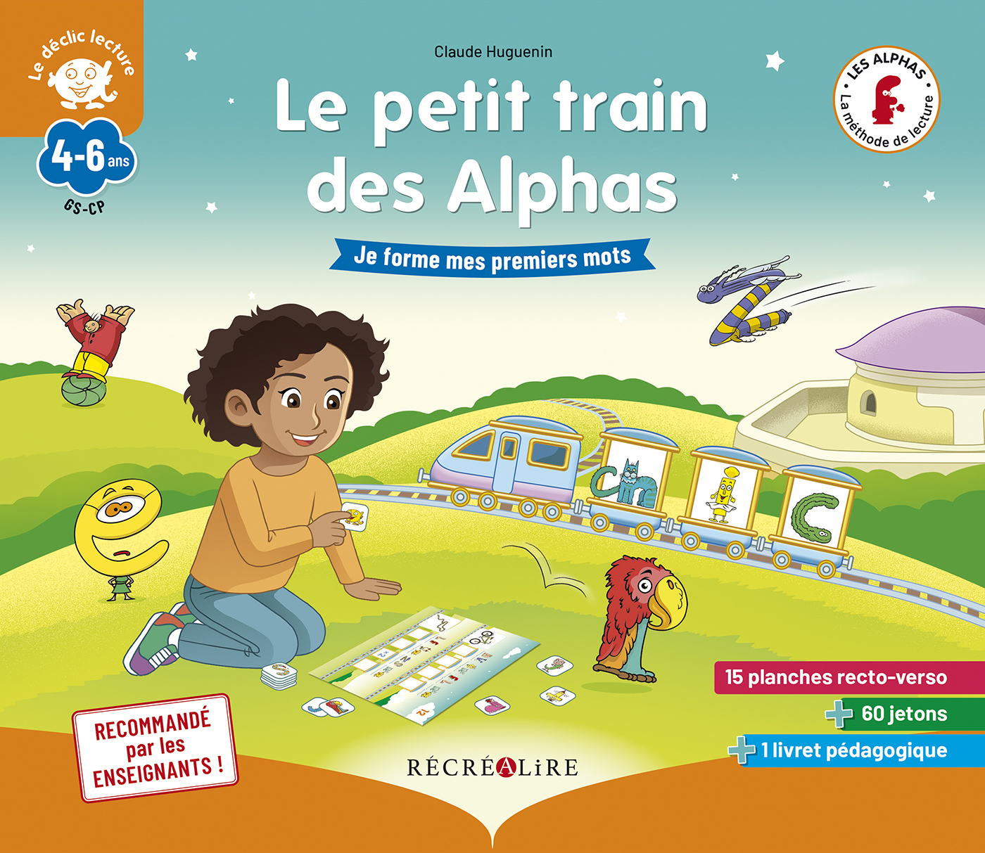 Le petit train des Alphas - Jeu de phonologie - Claude Huguenin, Thomas Tessier - RECREALIRE