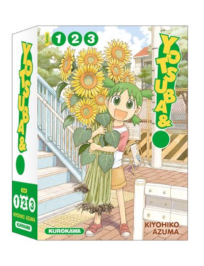 Coffret Yotsuba! - tomes 1-2-3 - Kiyohiko Azuma, Erica Moriya - KUROKAWA