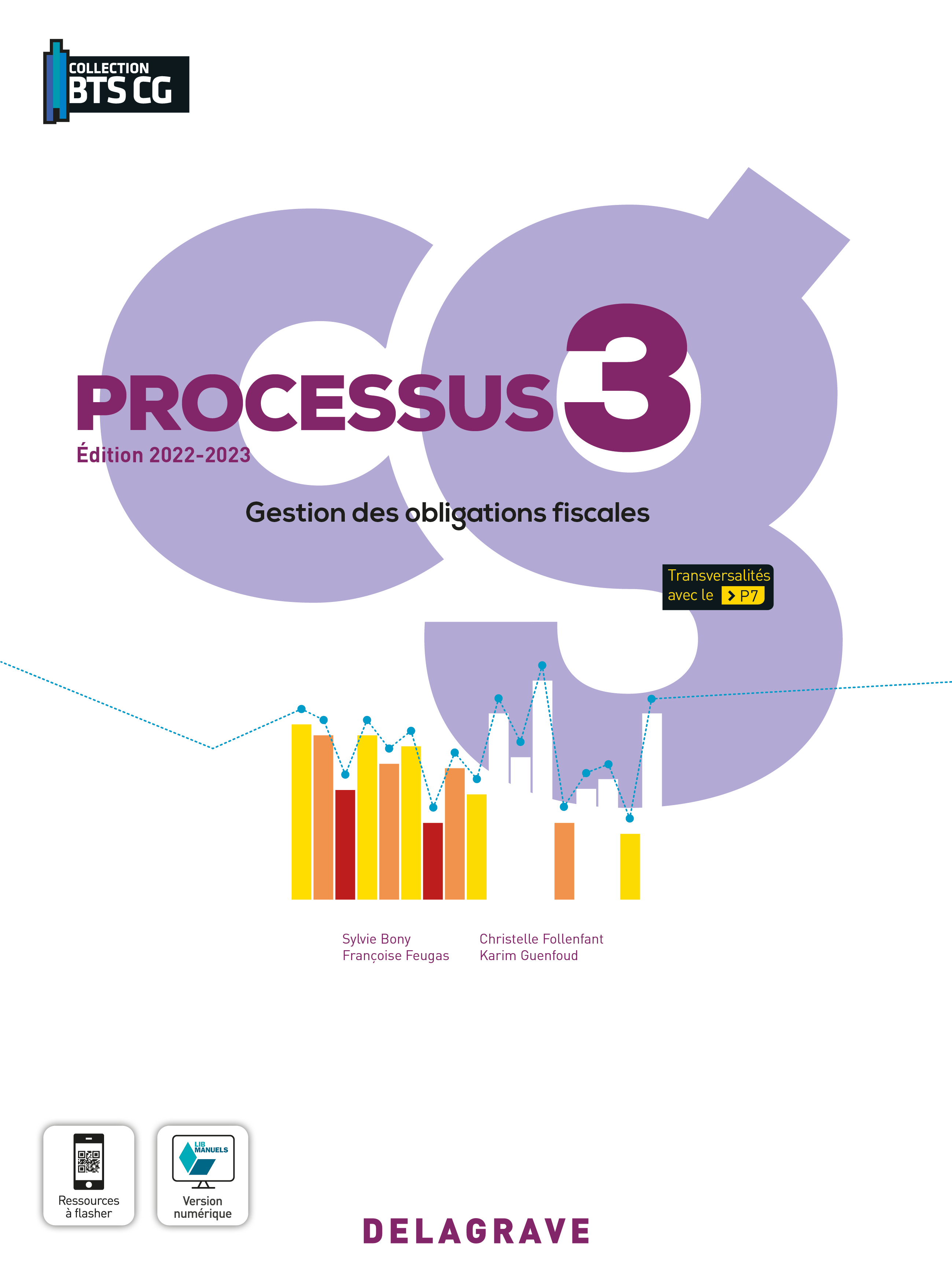 Processus 3 - Gestion des obligations fiscales BTS Comptabilité Gestion (CG) (2022) - Pochette élève - Annie Steiner, Sylvie Bony, Françoise Feugas, Christelle Follenfant, Karim Guenfoud - DELAGRAVE