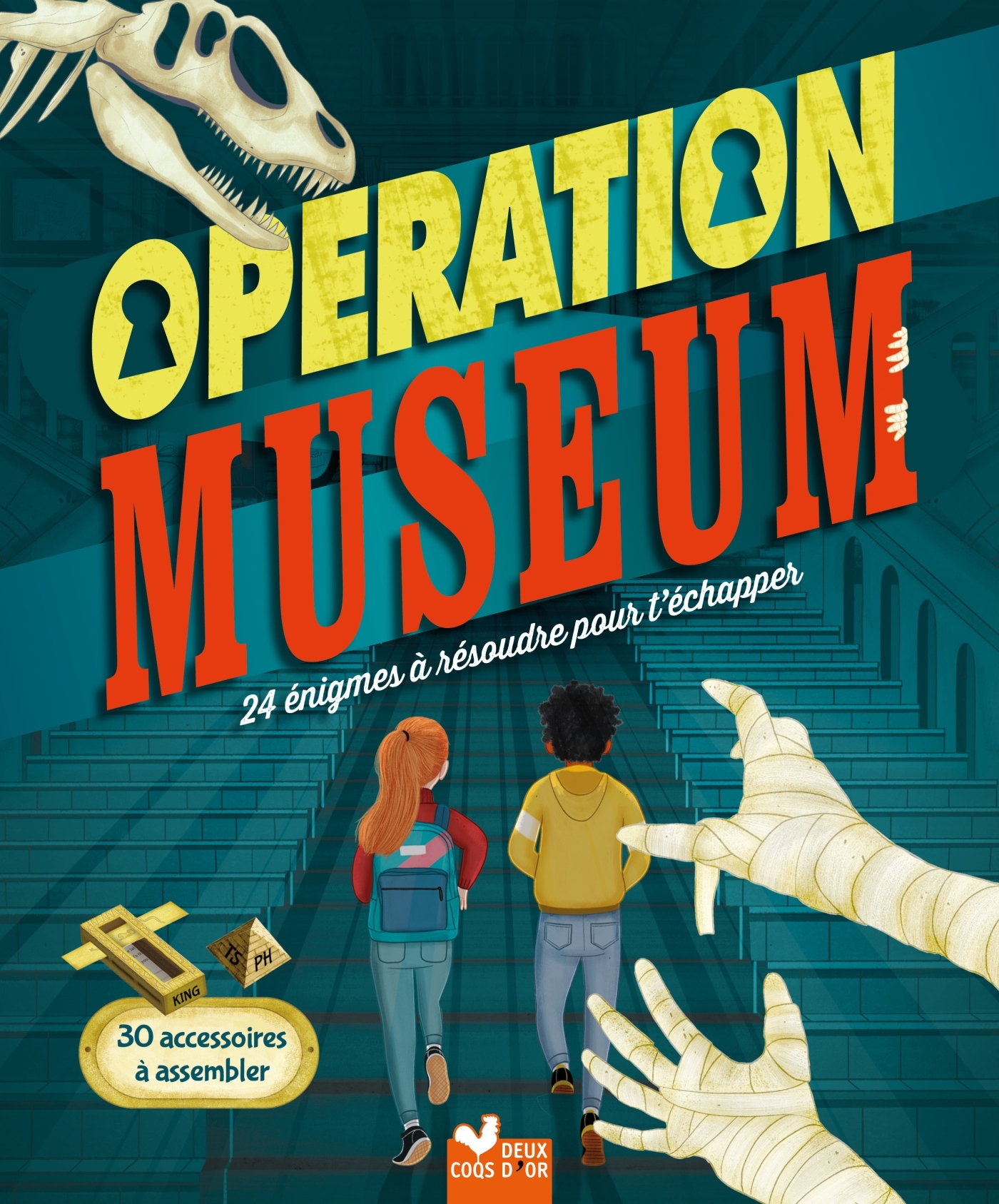 Opération Museum - livre avec accessoires papier - Beatriz Castro, Gareth Moore - DEUX COQS D OR