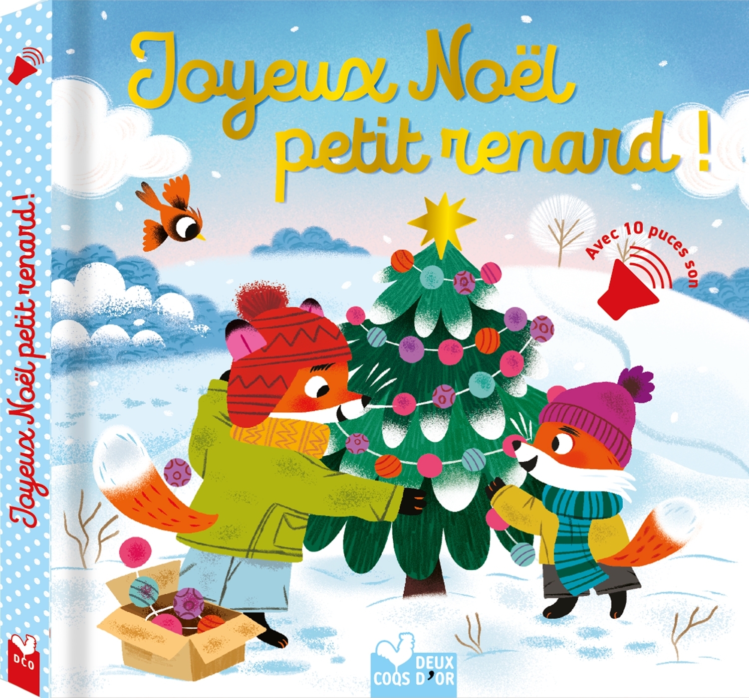 Joyeux Noël petit renard ! - livre sonore - Sophie de Mullenheim, Malgorzata Detner - DEUX COQS D OR