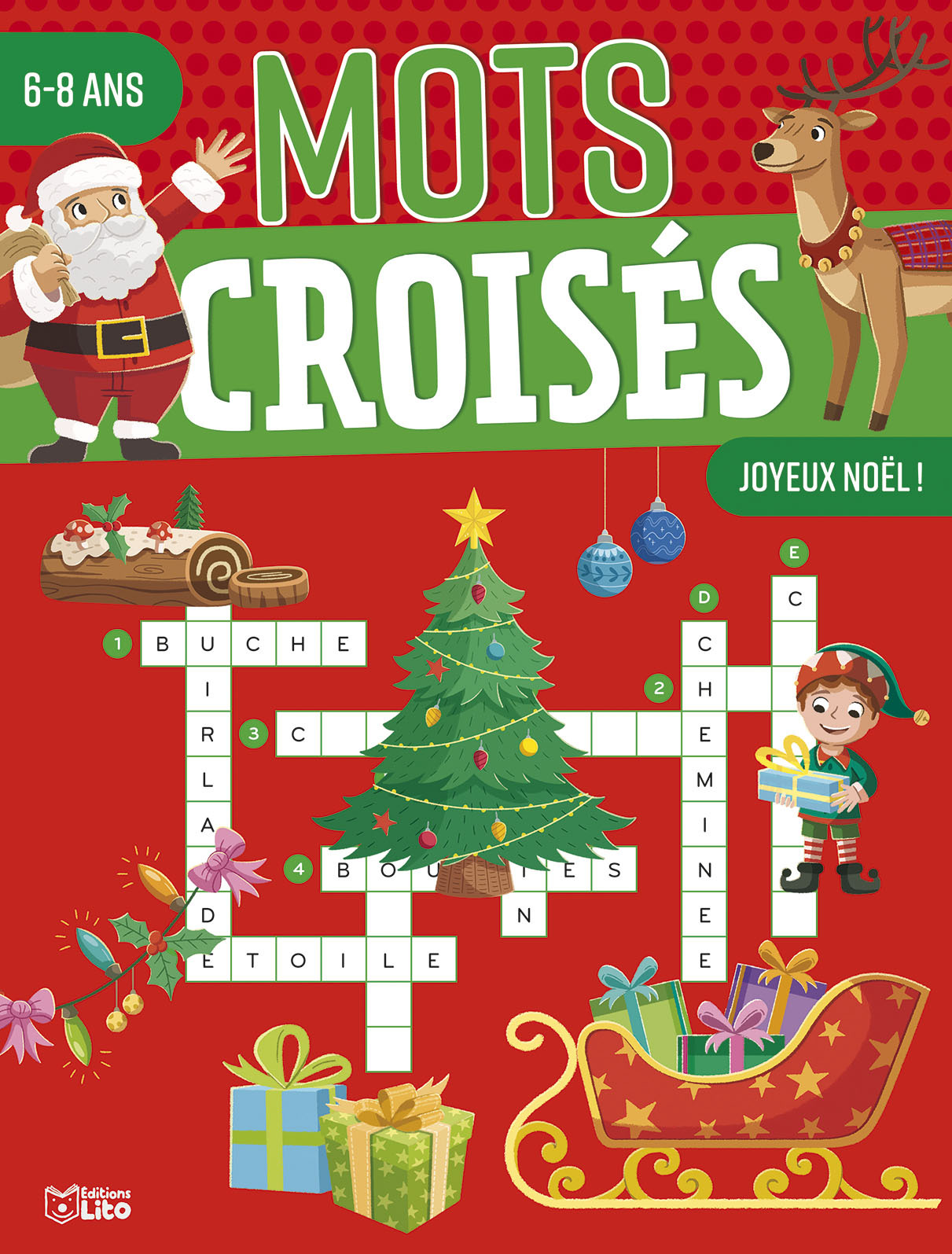 MOTS CROISES 6-8 ANS NOEL - XXX - LITO