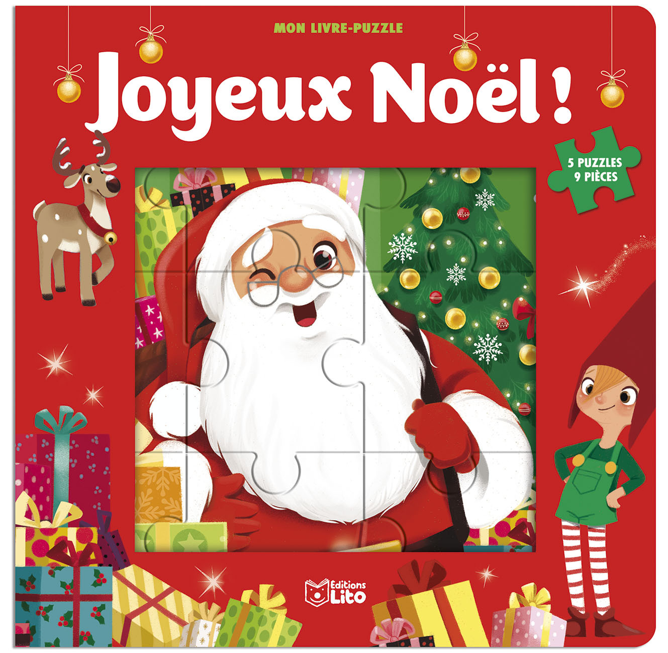 LIVRE PUZZLE 9P JOYEUX NOEL - XXX - LITO