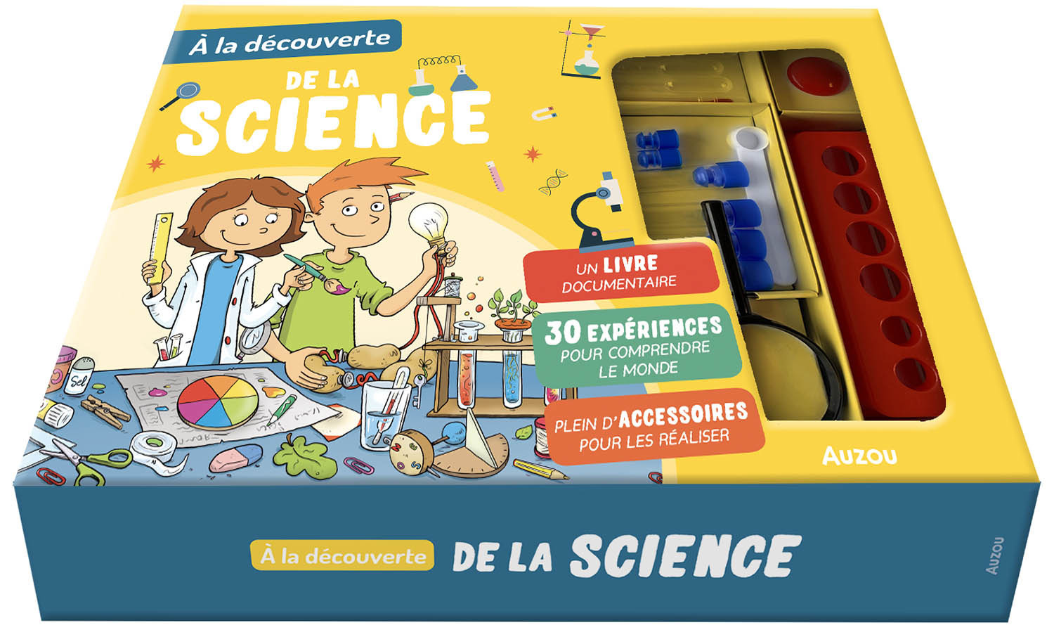 À LA DÉCOUVERTE DE LA SCIENCE - Mélanie PEREZ, Alice VETTORETTI, Laure Cacouault - AUZOU