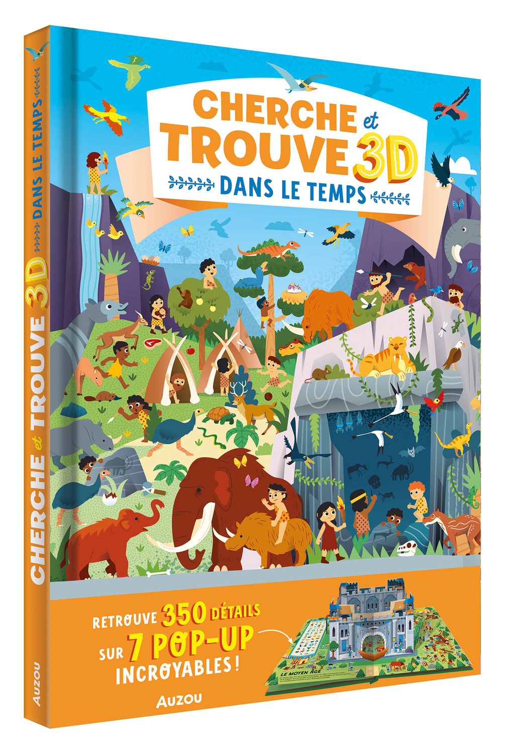 CHERCHE ET TROUVE 3D - DANS LE TEMPS - Diego Vaisberg, Arnaud Roi - AUZOU