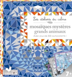 Mosaïques mystères grands animaux - mini boite avec accessoires - Frédéric Kucia - DEUX COQS D OR