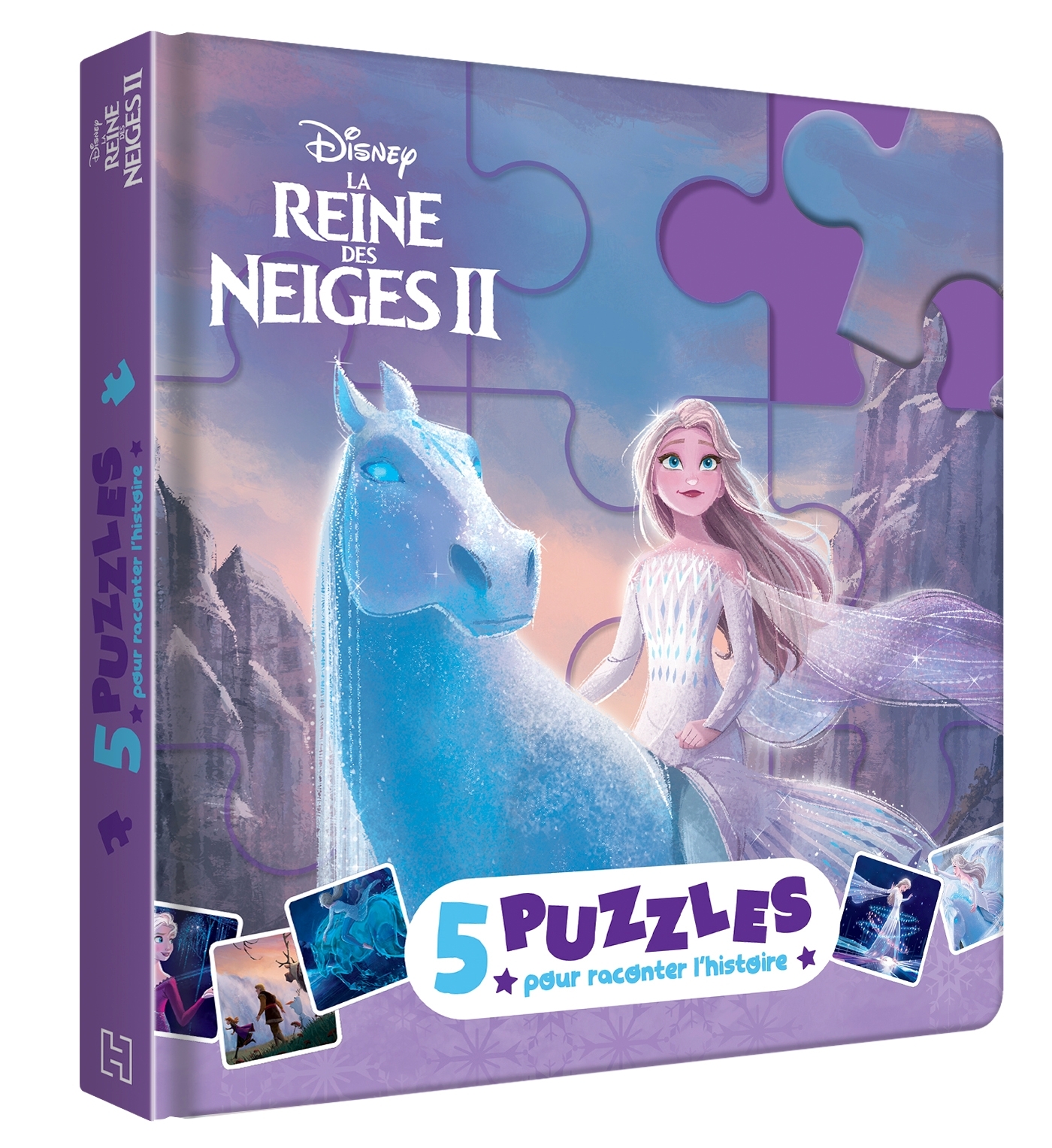 LA REINE DES NEIGES 2 - Mon Petit Livre Puzzle - 5 puzzles 9 pièces - Disney -  Collectif - DISNEY HACHETTE