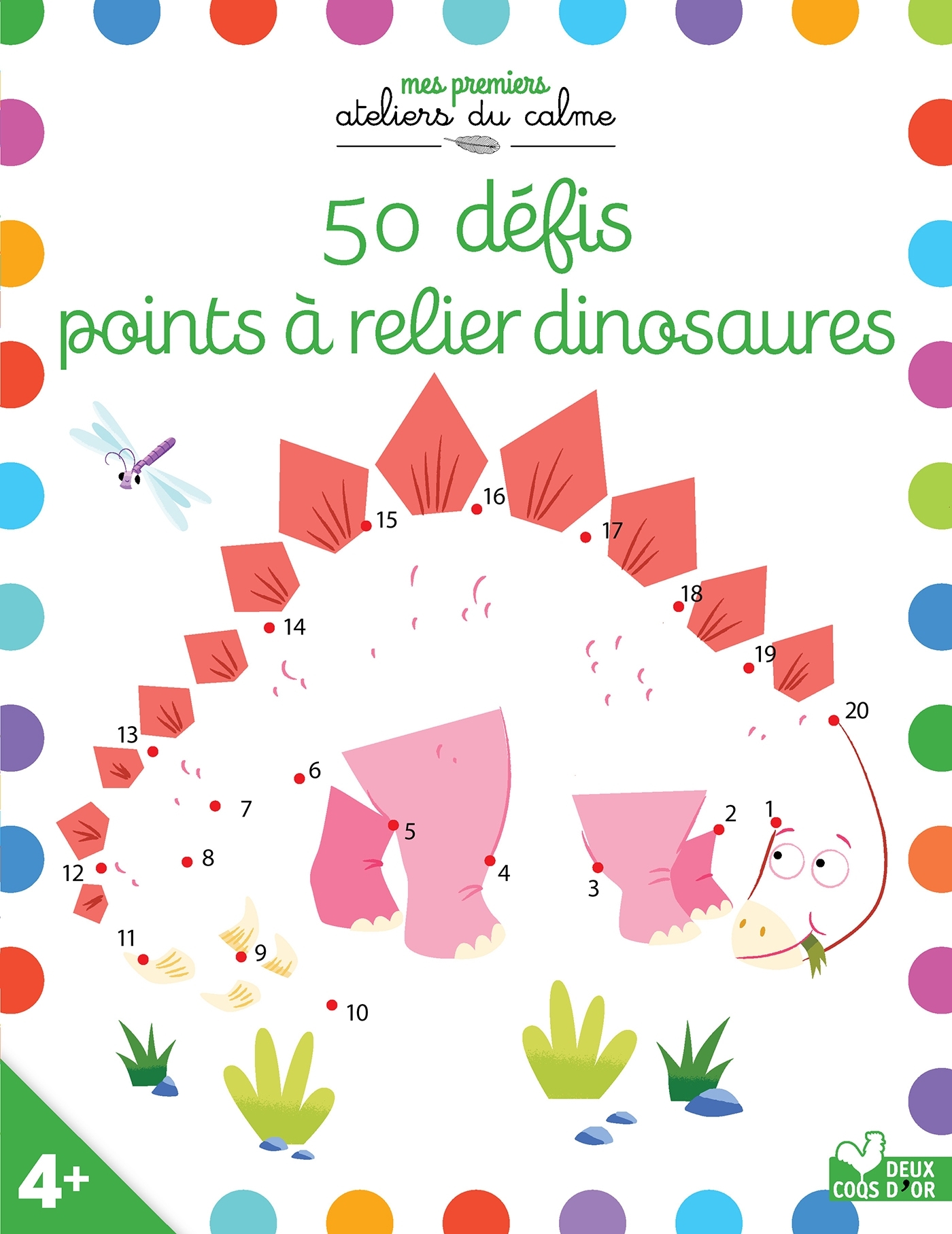 50 défis points à relier dinosaures - Dean Grey - DEUX COQS D OR