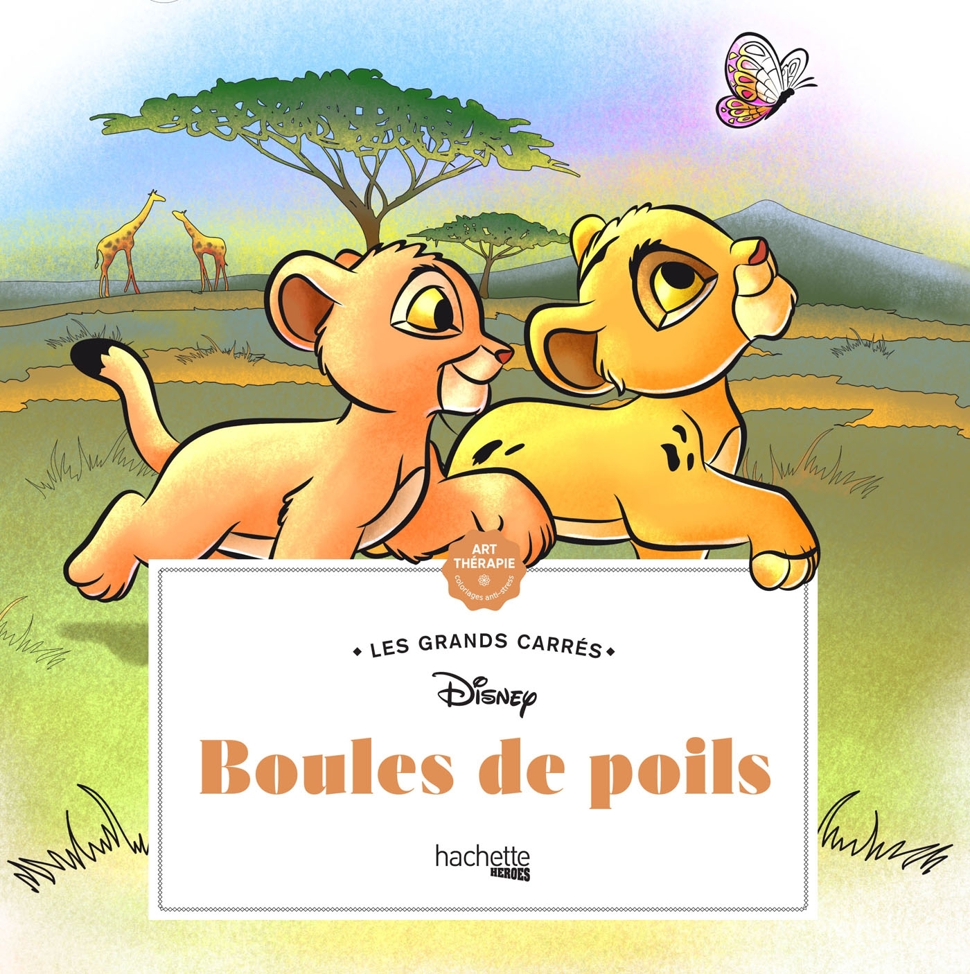 Les Grands carrés Disney Boules de poils - Jean-Luc Guérin - HACHETTE HEROES