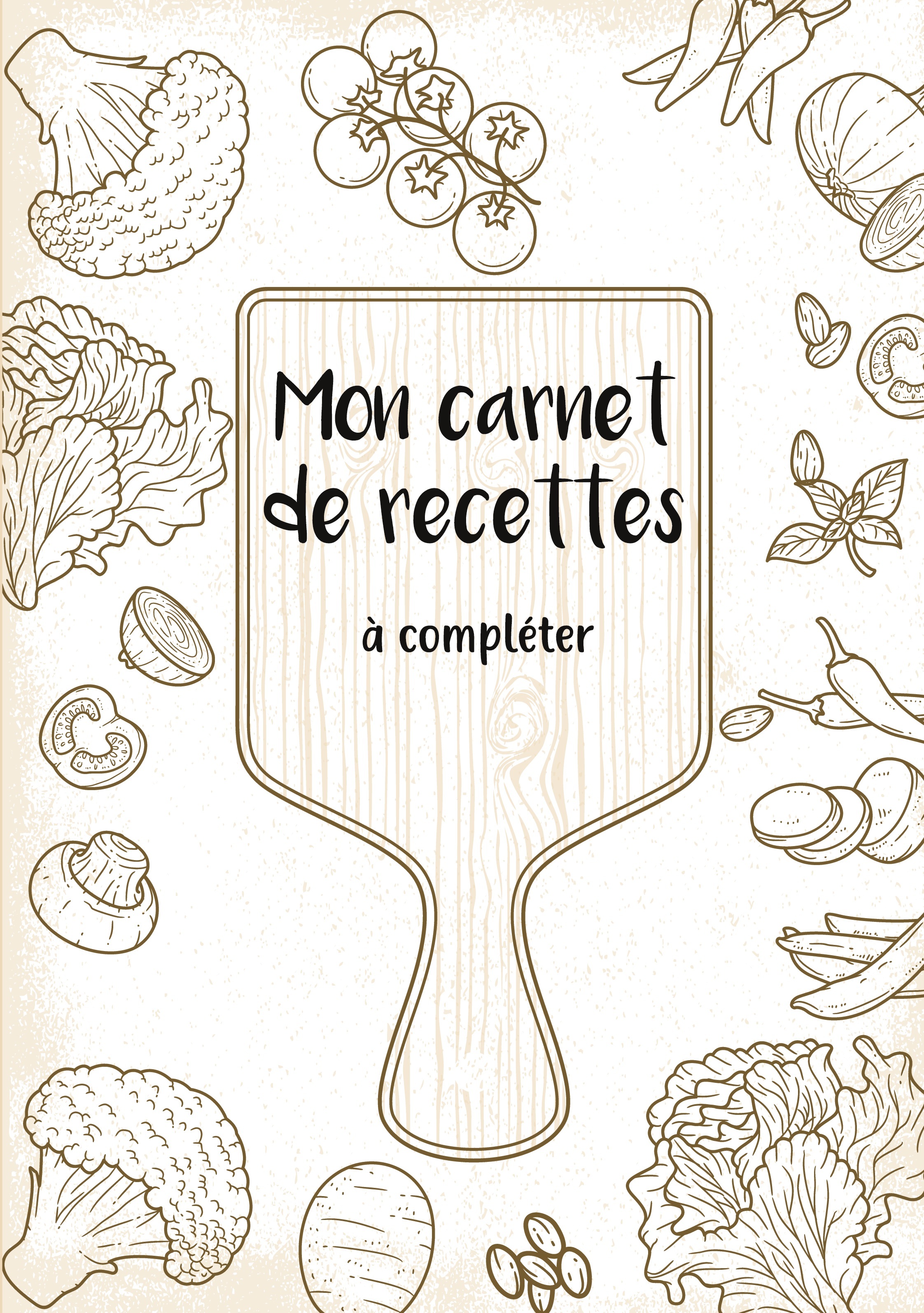 Mon carnet de recettes à compléter - René Charpin - BOOKS ON DEMAND