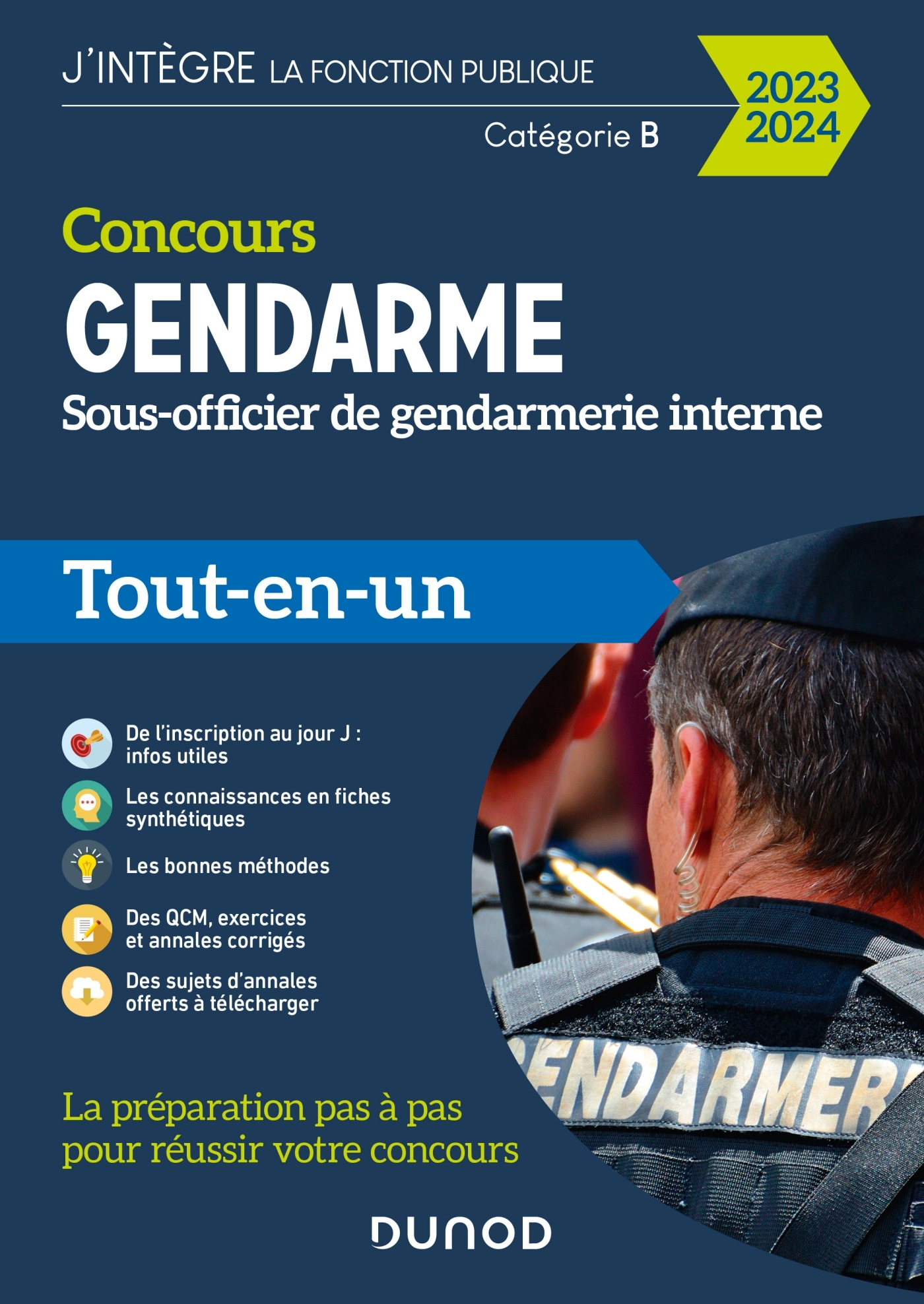 Concours Sous-officier de gendarmerie interne - 2023-2024 - Jean Marc Groga, Benoît Priet, Corinne Pelletier, Thibault Couarc'h - DUNOD