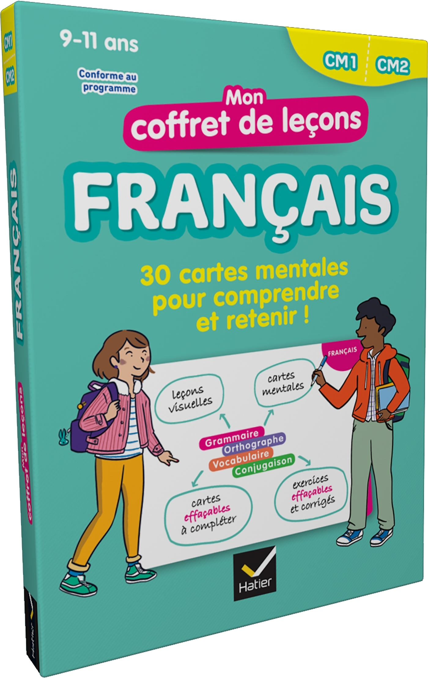 Mon coffret de leçons français CM1-CM2 - Bénédicte Idiard, Christel HAN - HATIER