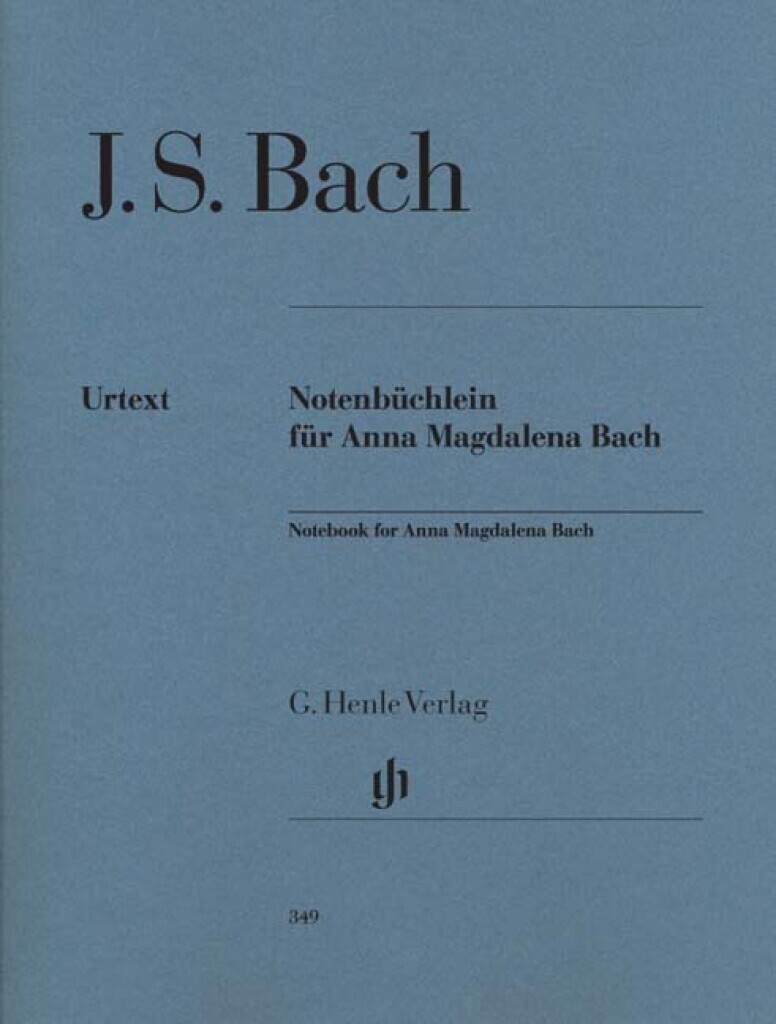 JEAN SEBASTIEN BACH : PETIT LIVRE POUR ANNA MAGDALENA BACH - AVEC INDICATIONS DE DOIGTES - PIANO -  JEAN SEBASTIEN BACH - HENLE