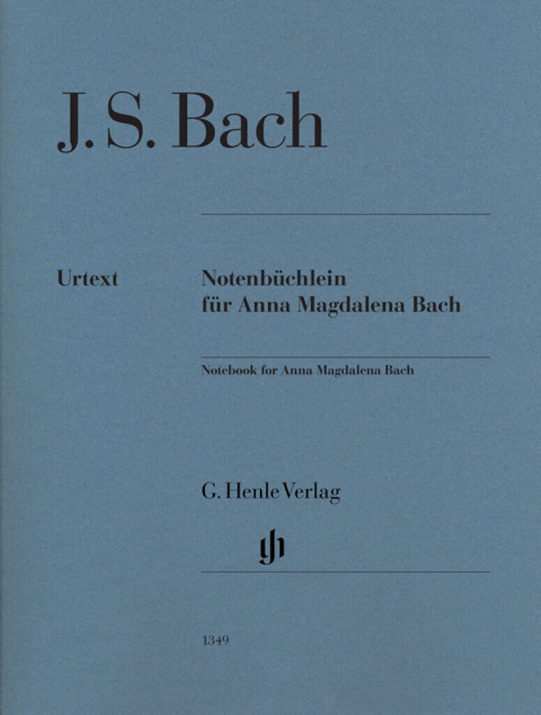 JEAN SEBASTIEN BACH : PETIT LIVRE POUR ANNA MAGDALENA BACH - SANS INDICATIONS DE DOIGTES - PIANO -  BACH JOHANN SEBASTIA,  JEAN SEBASTIEN BACH - HENLE