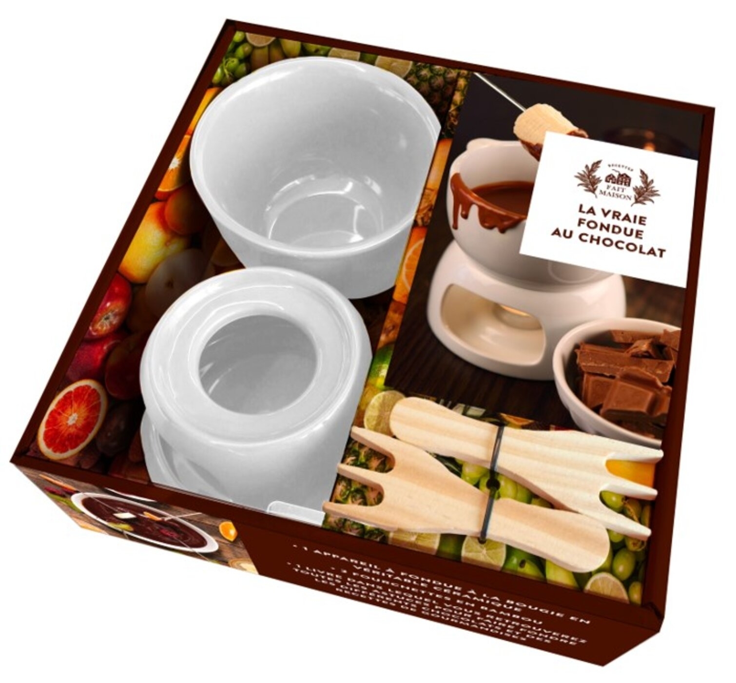 Coffret La vraie fondue au chocolat -   - HACHETTE PRAT