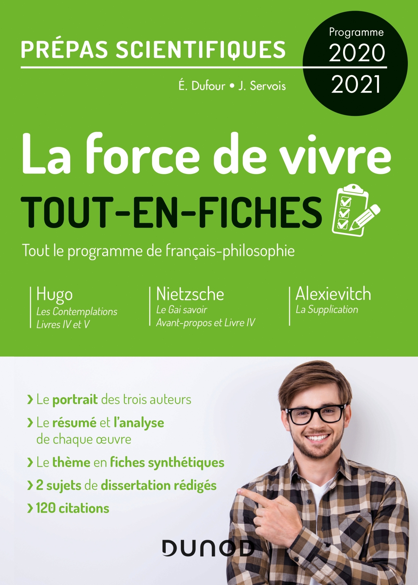 La force de vivre - Tout-en-fiches - Prépas scientifiques Programme 2020-2021 - Éric Dufour, Julien Servois - DUNOD